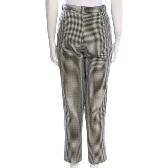 L’Agence Logan Black White Houndstooth Taper Trouser Ankle Pant - Picture 7 of 12